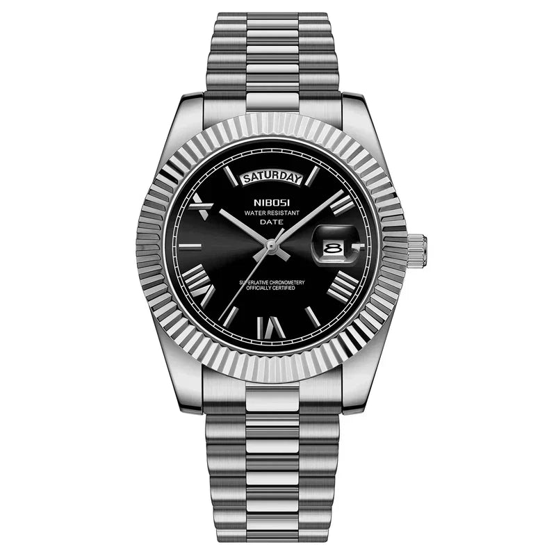 Nibosi® Royale Silver Black